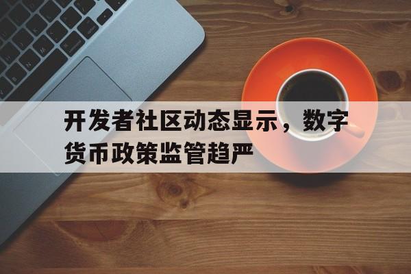 包含开发者社区动态显示，数字货币政策监管趋严的词条