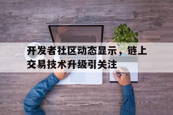 官方下载地址开发者社区动态显示,链上交易技术升级引关注的简单介绍